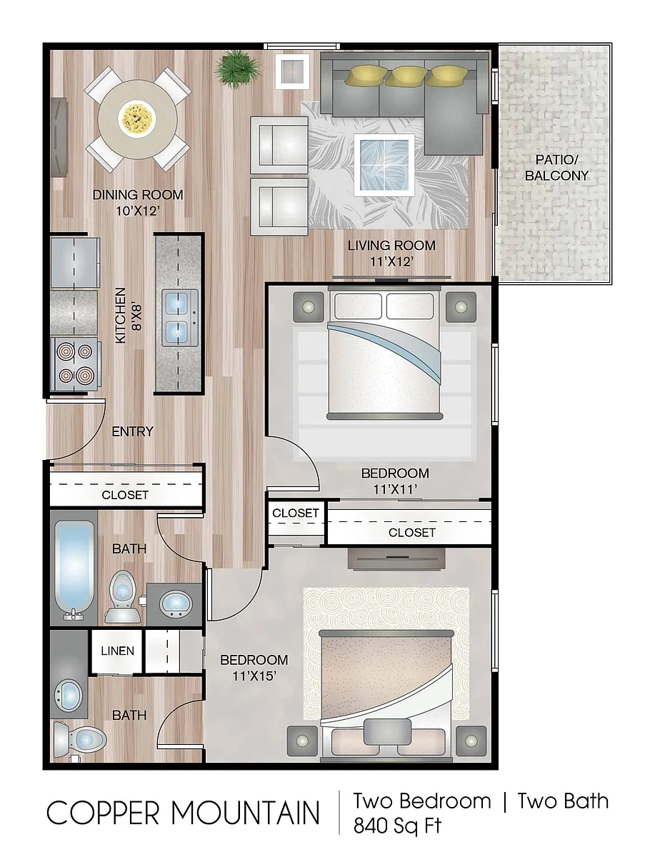 Floor plan Copper Mountain