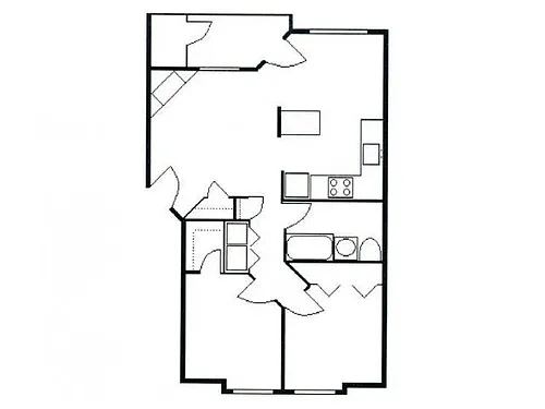 Floor plan 2X1 -869