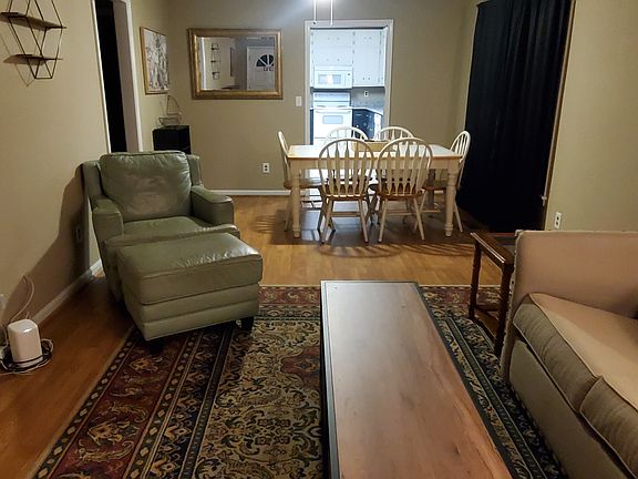 Living room and dining room.