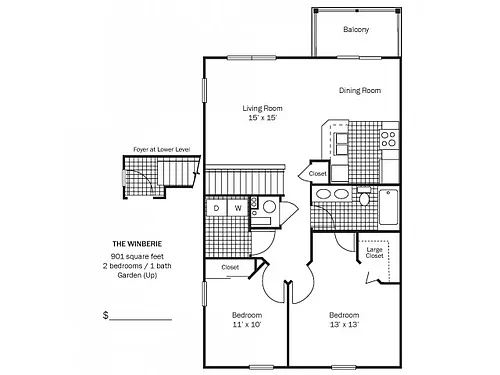 Floor plan Winberie