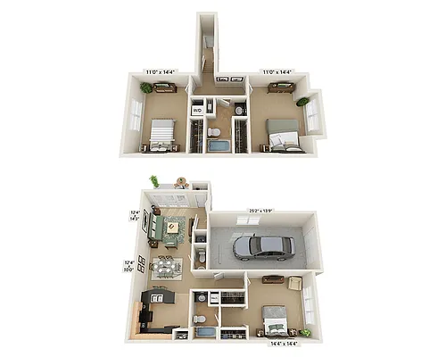 Floor plan Plan C2.5B