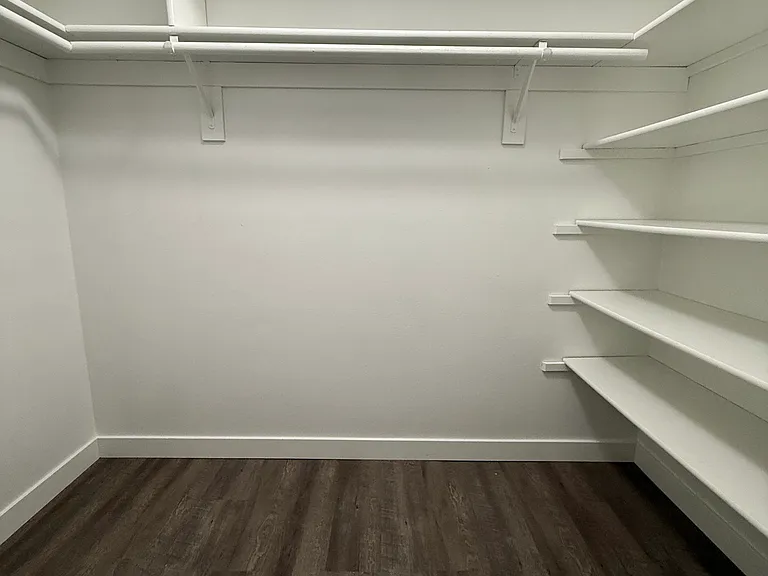 Primary walk-in closet