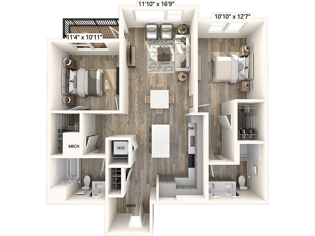 Floor plan BM08-1069-sf-Apt314-714