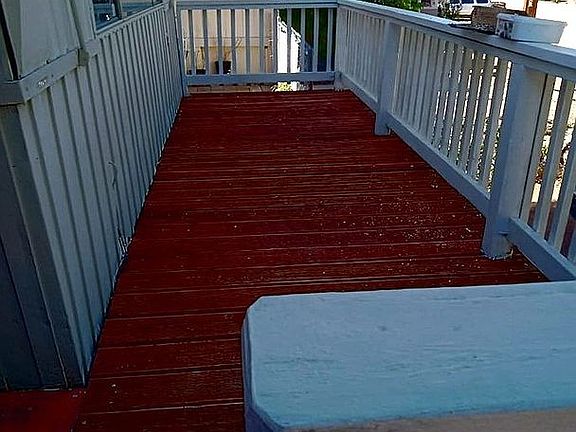 New elevated front porch