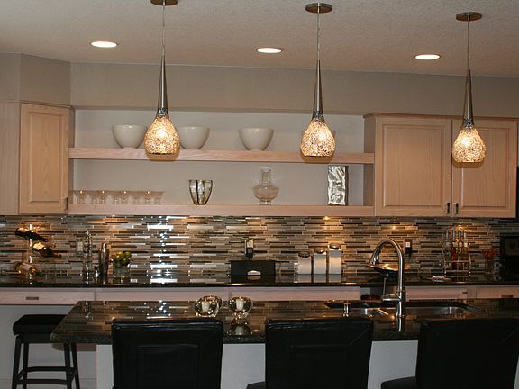 Slab granite & SS appliances