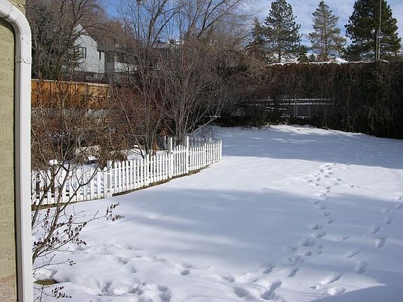 Secluded herb and vegetable garden