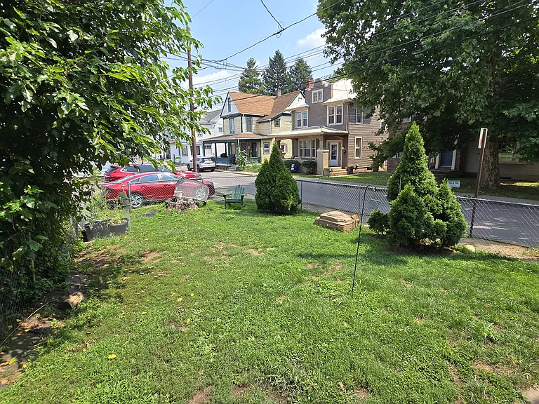 Shared fenced back yard