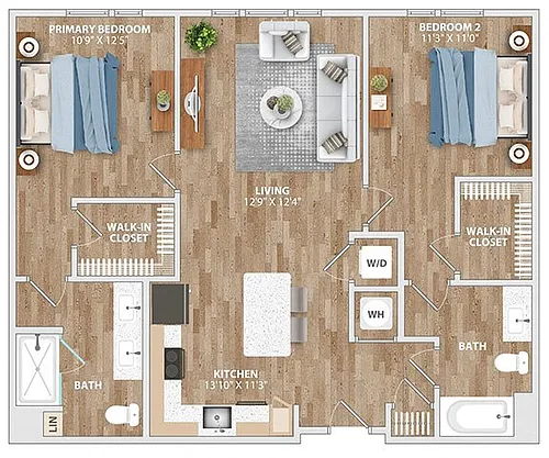 Floor plan B1B