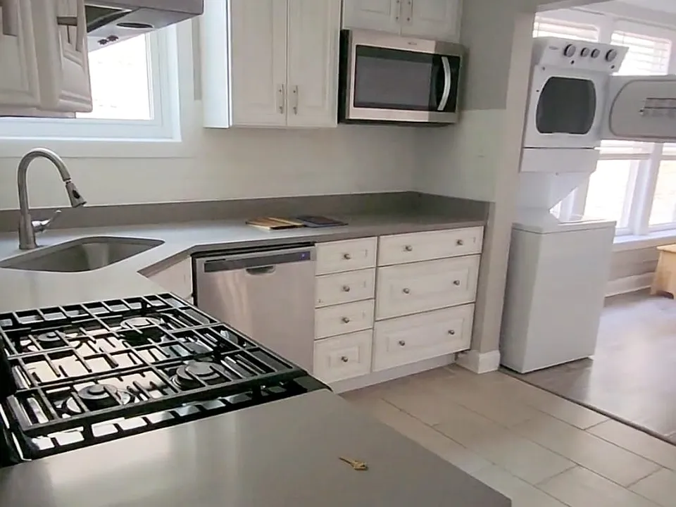 Kitchen from the back entry