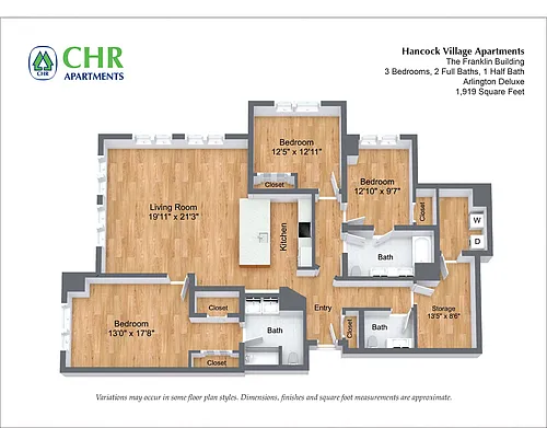 Floor plan 3 Bed/2.5 Bath - The Franklin