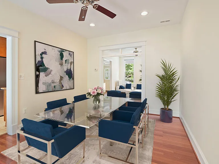 Spacious formal dining room