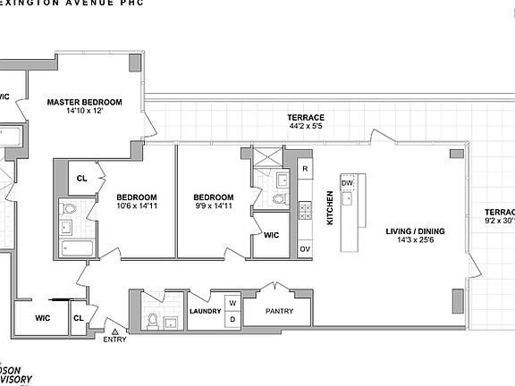 2nd image of 90 Lexington Ave Penthouse C