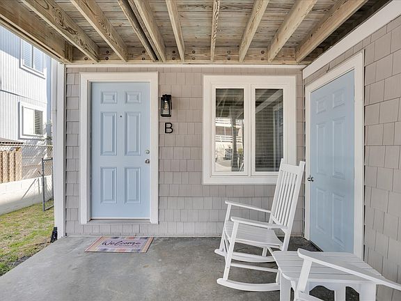 Entrance door and storage room door
