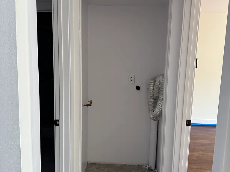 Washer and dryer to be installed