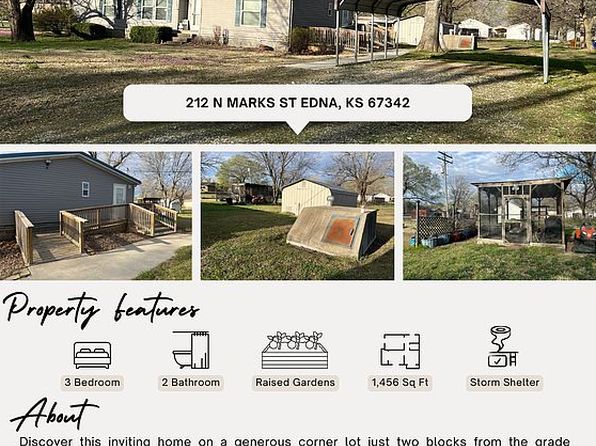 212 N Marks St, Edna, KS 67342