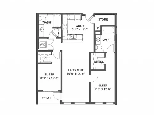 Floor plan C4d