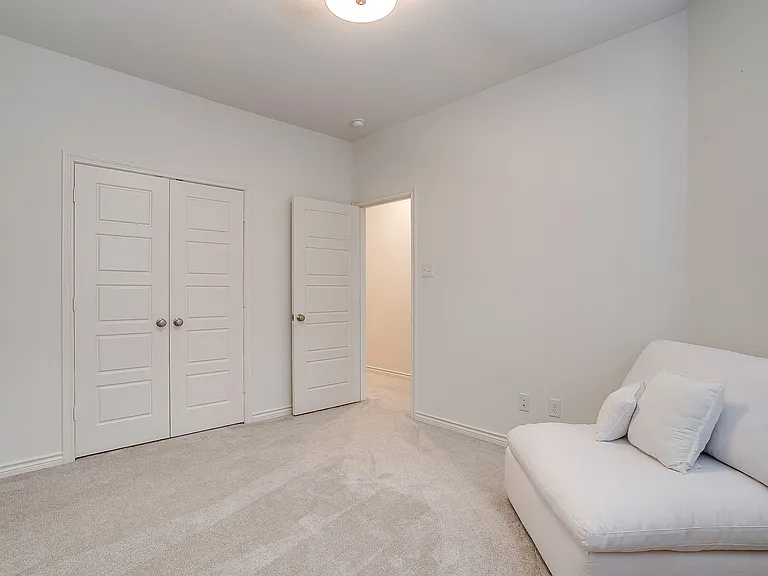 Bedroom #3 (full-sized with walk in closet) connected to full bathroom