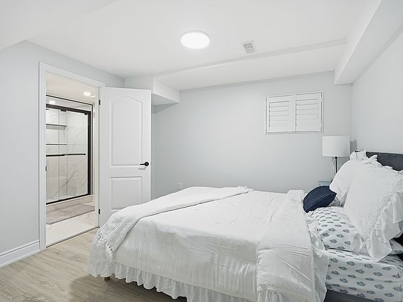 Another view of bedroom 1, showing the ensuite