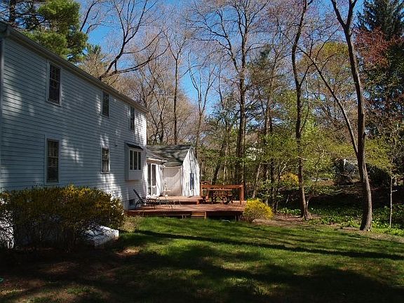 Large two level deck