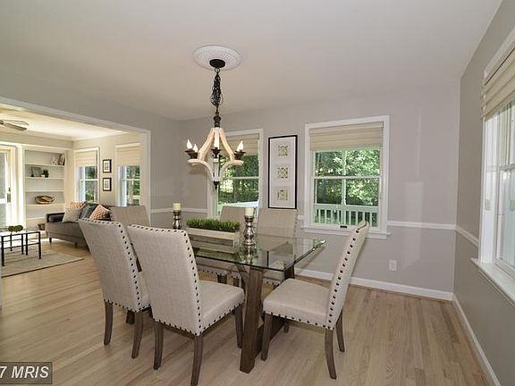 Sunny dining room.