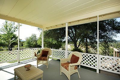 Covered patio off the dining room