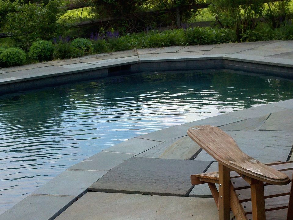 view of pool from pool level