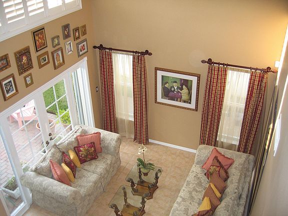 Formal Living Room with Extra High Ceilings