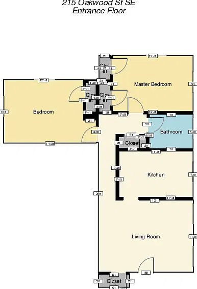 1 bed, 700 sqft, $1,100 — Photo 2