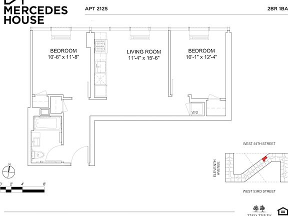 2nd image of 550 W 54th St APT 2125