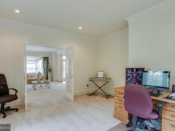 Office with French Doors