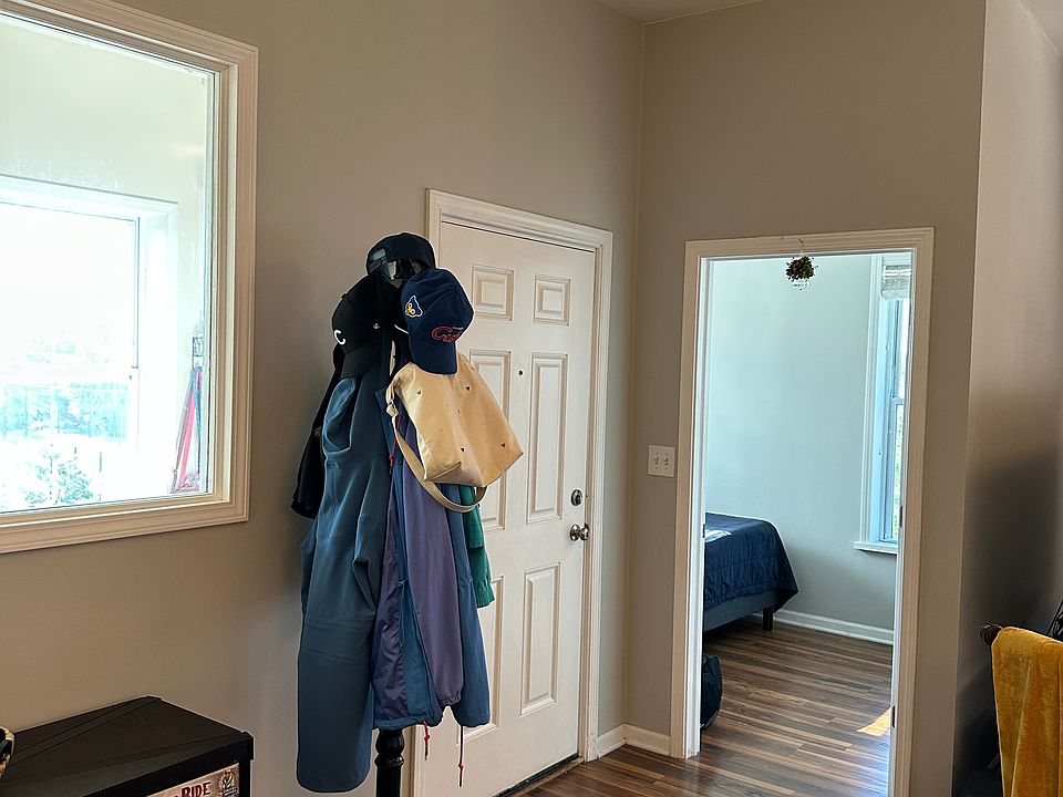 Front Door and First bedroom