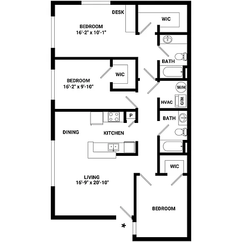 Floor plan Blanco