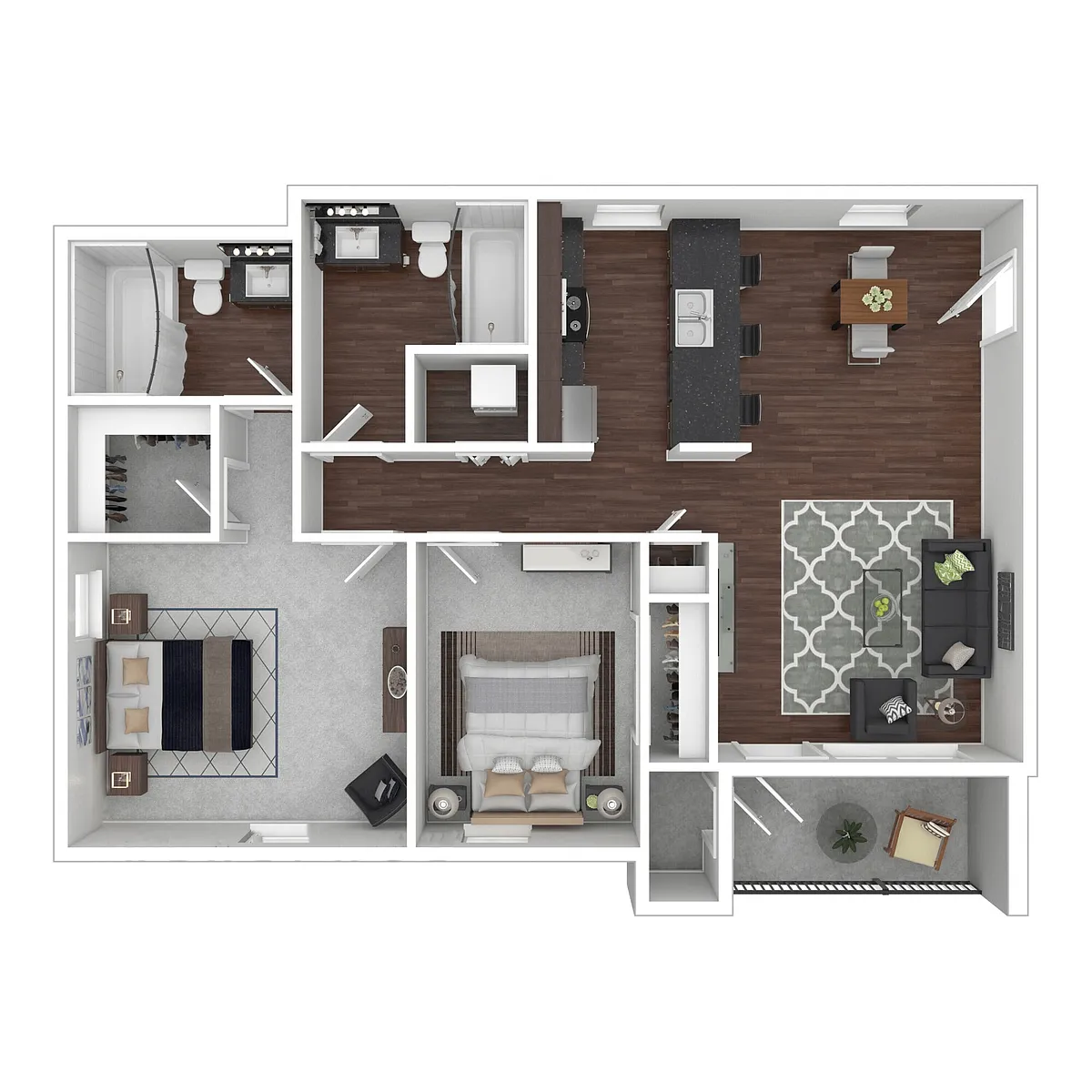 Floor plan 2X2