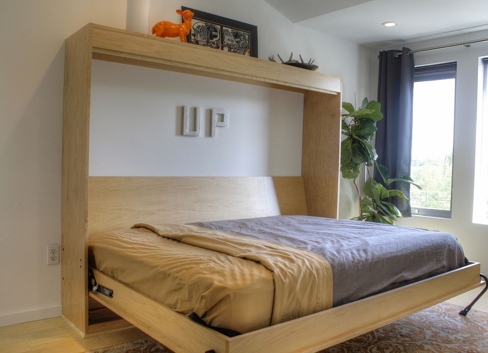 Full size wall bed