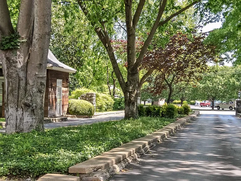 Georgetown entry driveway