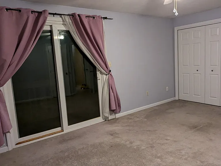 Master bdrm...rug was steam cleaned after this picture.