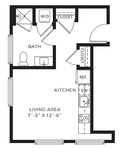 Floor plan The Broadway