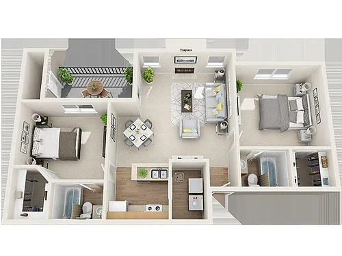 Floor plan Park Creek