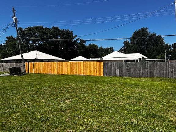 View of open backyard