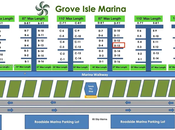 4 Grove Isle Dr #D13, Miami, FL 33133