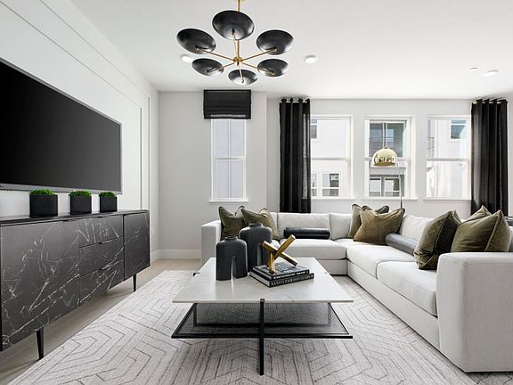 Naturally illuminated gathering room