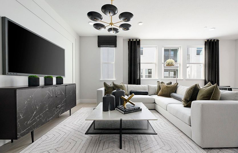 Main living area - model representation