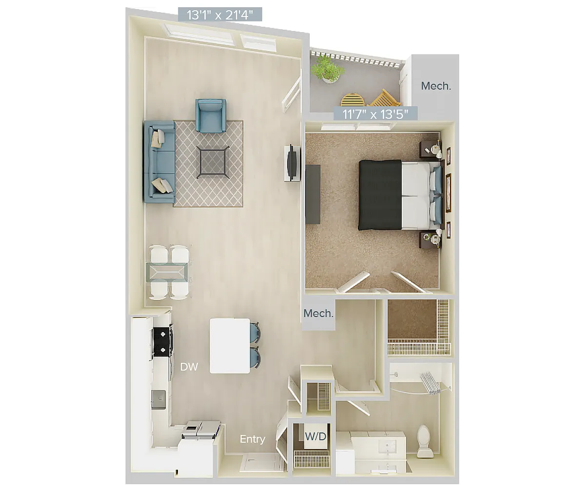 Floor plan A6U-824