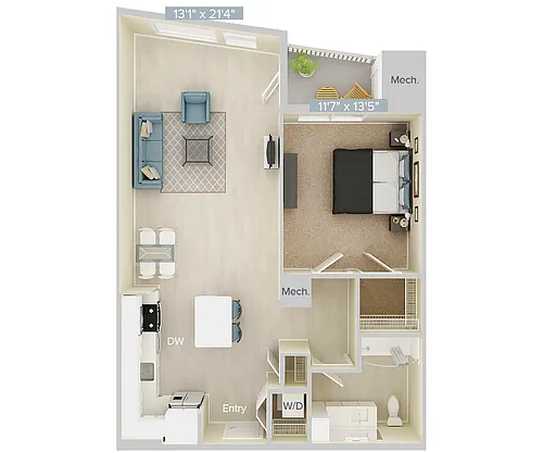 Floor plan A6U-824