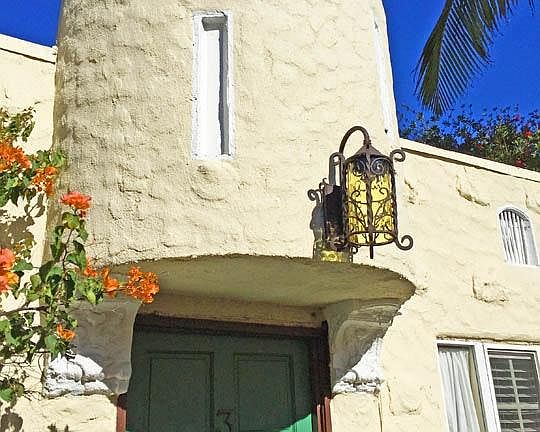 Unique domed turret entry