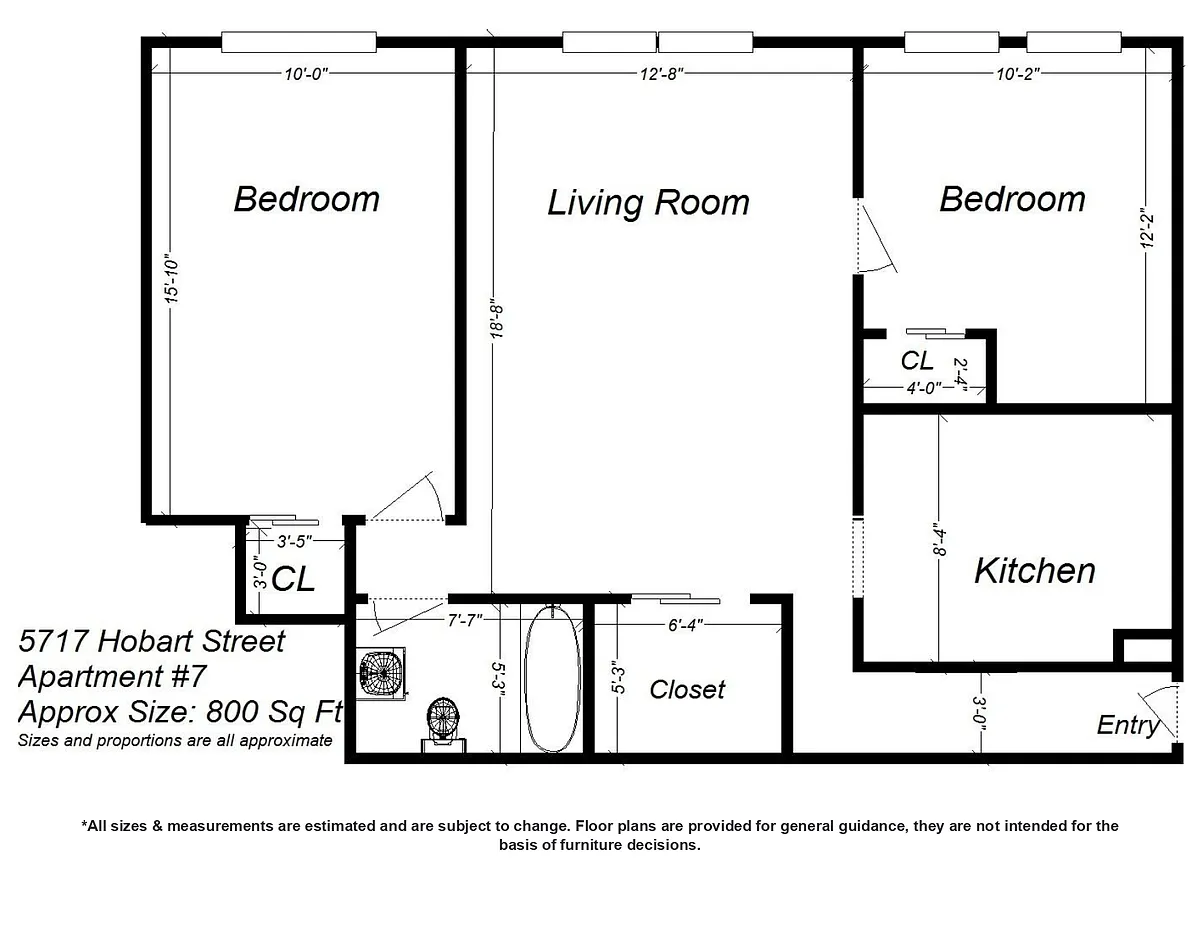 Floor plan 5717 Hobart Street 7