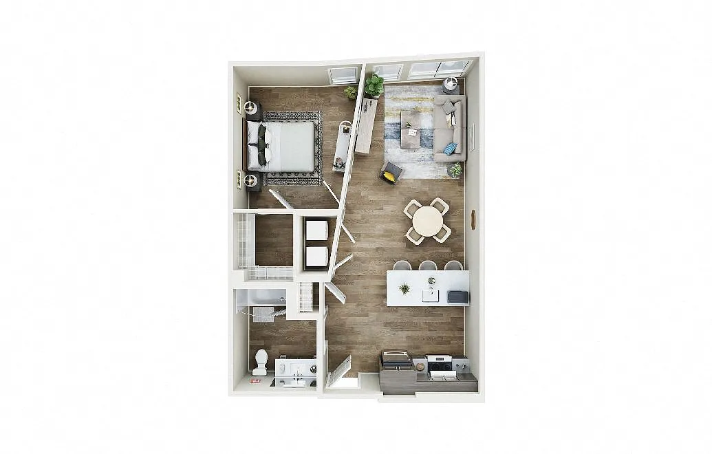 Floor plan 1X1 - C8