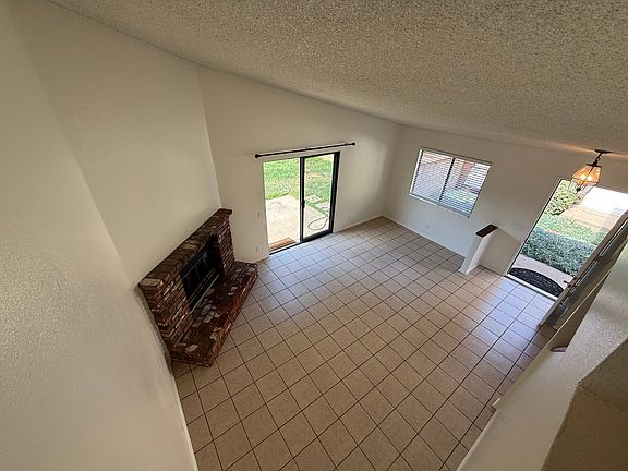 View of the living room from the second floor