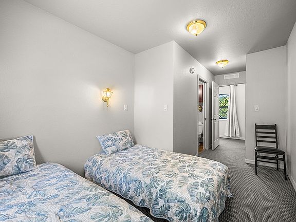 Typical bedroom, one of five.