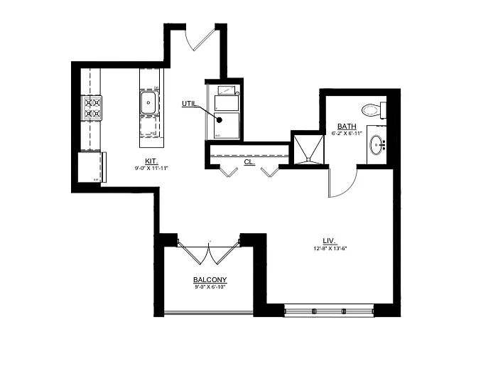 Floor plan Studio